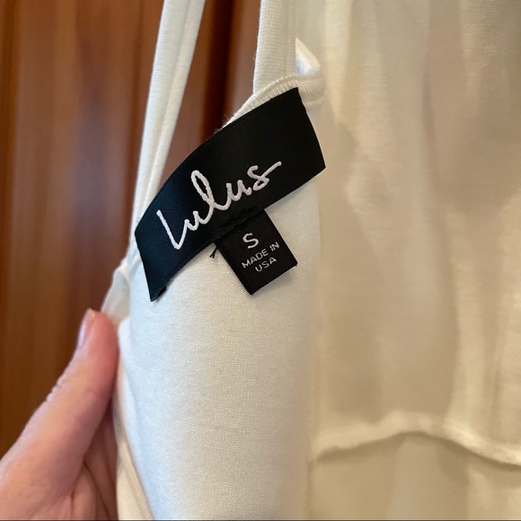 NWT Lulus Deep V Plunge Dress - Picture 6 of 6